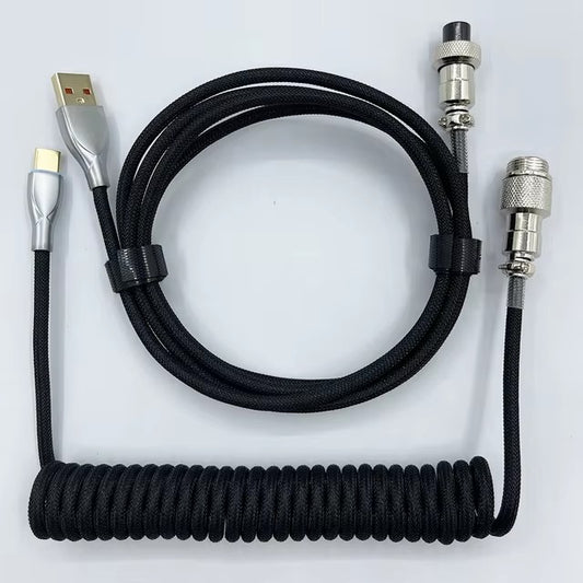 Coiled Cable Aviator Type