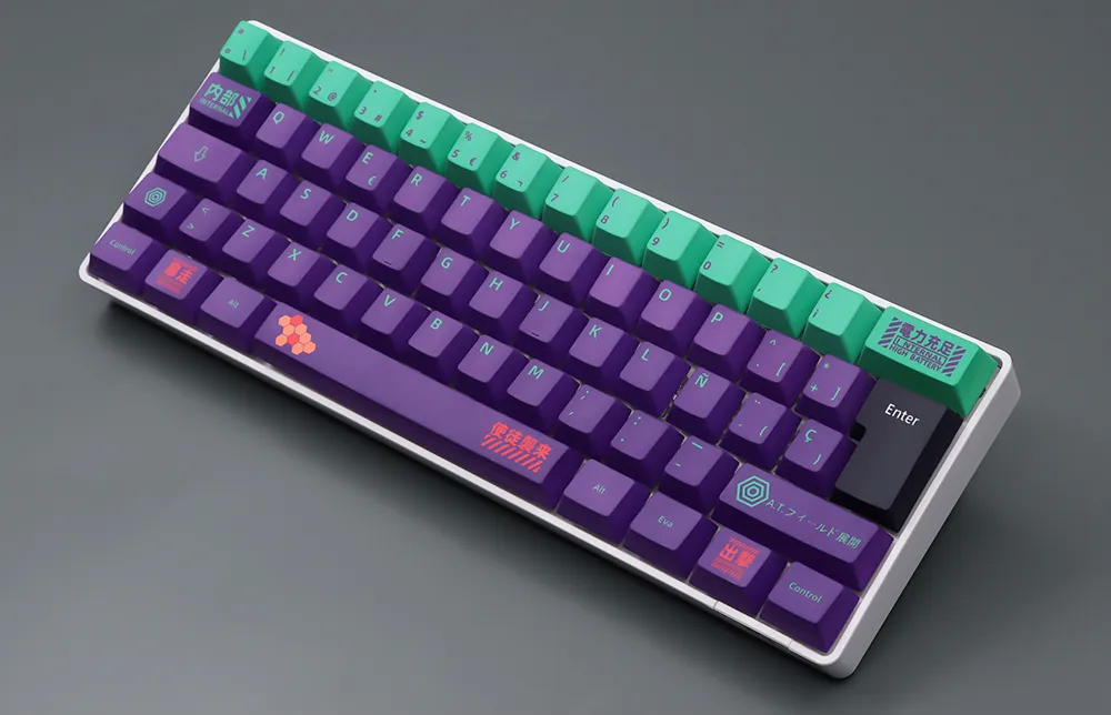 Keycaps Eva 01 (Layout Español)