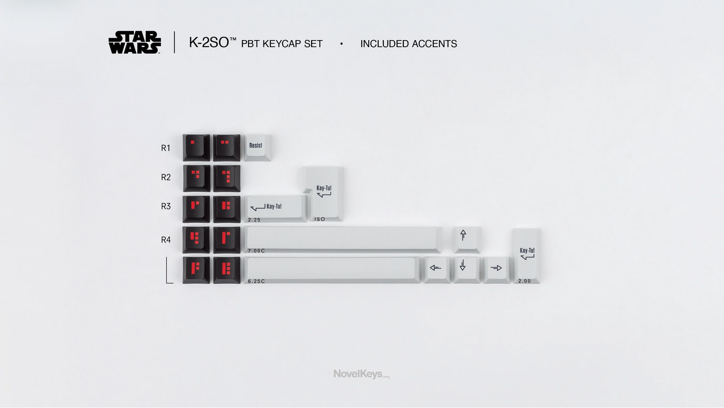 K-2SO™ - Cherry PBT Dyesub Keycaps